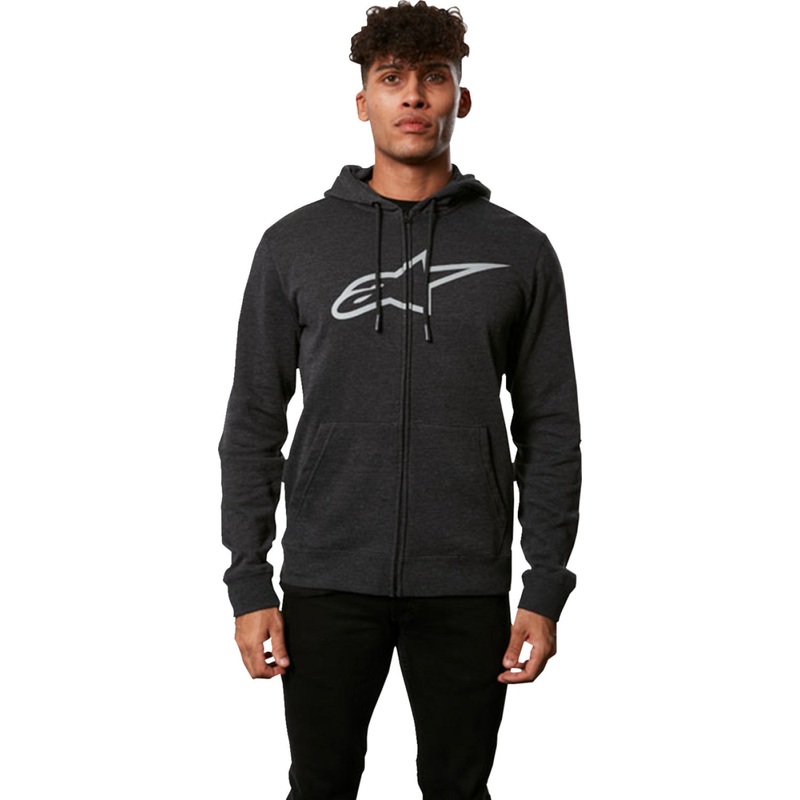 Alpinestars Ageless ll Zip Hoodie - Charcoal/Gray - Large 103853052177L