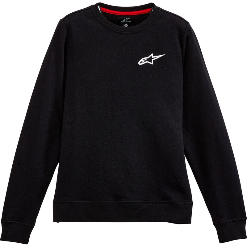 Alpinestars Women's Ageless Crew Fleece - Black - Large 12325182010L