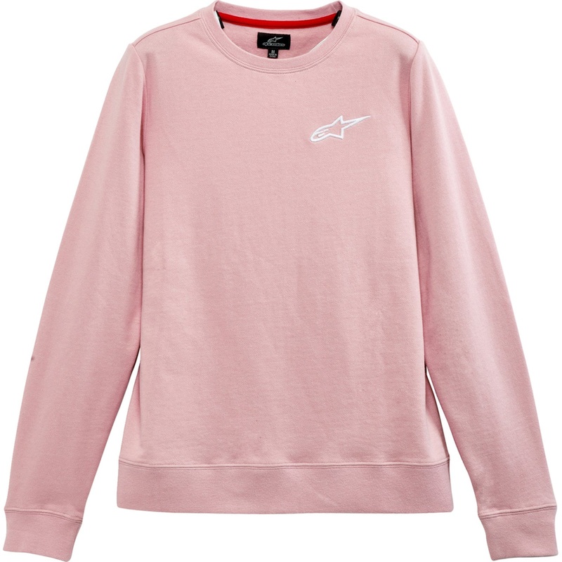 Alpinestars Women's Ageless Crew Fleece - Pink - Large 1232518203100L