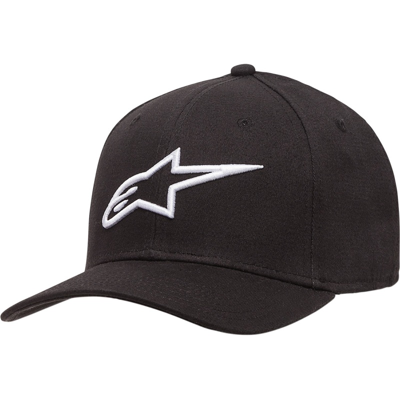 Alpinestars Ageless Curve Hat - Black/White - Large/XL 1017810101020LX