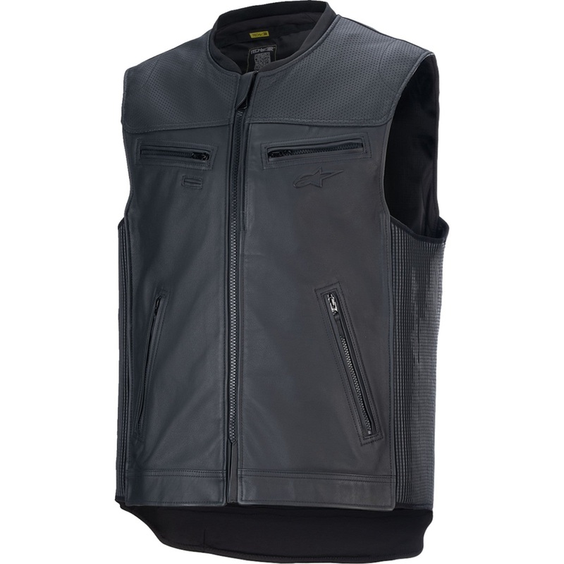 Alpinestars TECH-AIR Tech-Air 3? Leather Vest - Black - Large 6500124-10-L