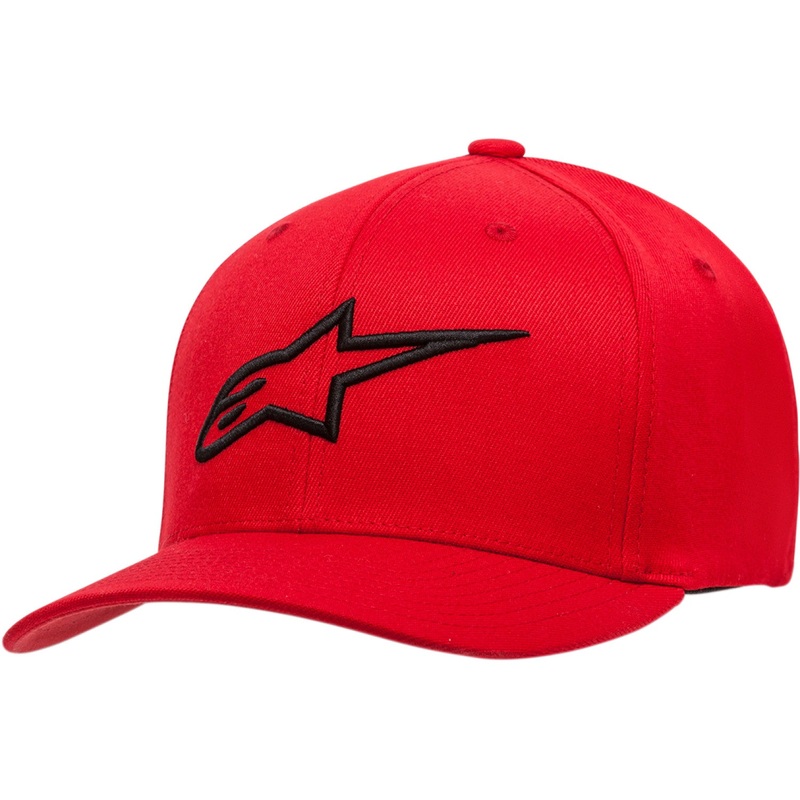 Alpinestars Ageless Curve Hat - Red/Black- Small/Medium 1017810103010SM