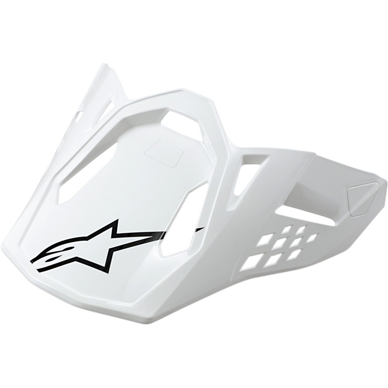 Alpinestars Supertech M8/M10 Visor - Gloss White 89810192180OS