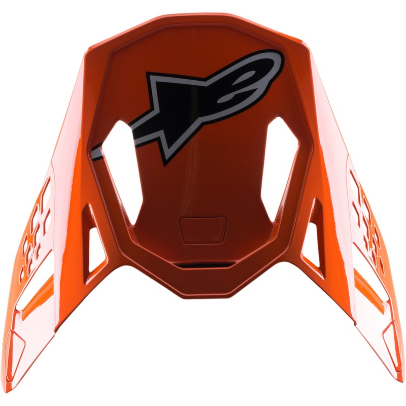 Alpinestars Supertech M8 Visor - Factory - Blue/Fluo Orange/Fluo Yellow 8982222-7445