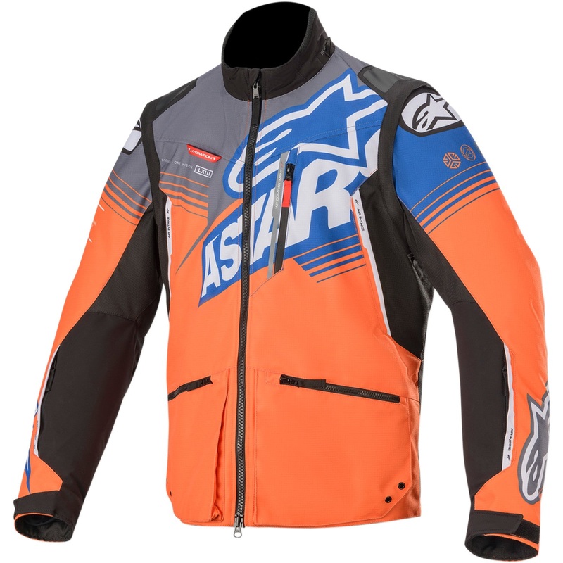 Alpinestars Venture Jacket - Orange/Gray/Blue - Small 3703019-417-S