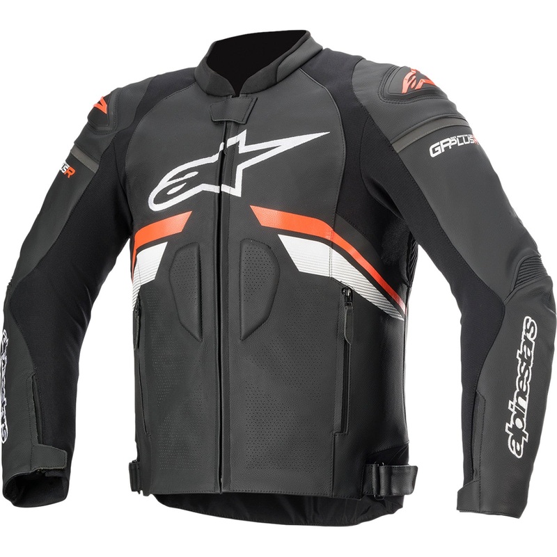 Alpinestars GP Plus R v3 Leather Jacket - Black/Red/White - US 40 / EU 50 3100620-1321-50