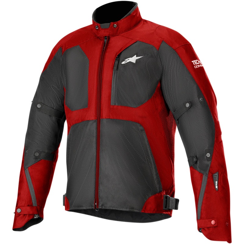 Alpinestars Tailwind Air Waterproof Jacket - Black/Red - Medium 3200619-31-M