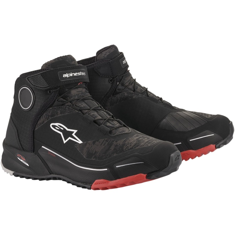 Alpinestars CR-X Drystar? Shoes - Black Camo/Red - US 8.5 26118209938.5