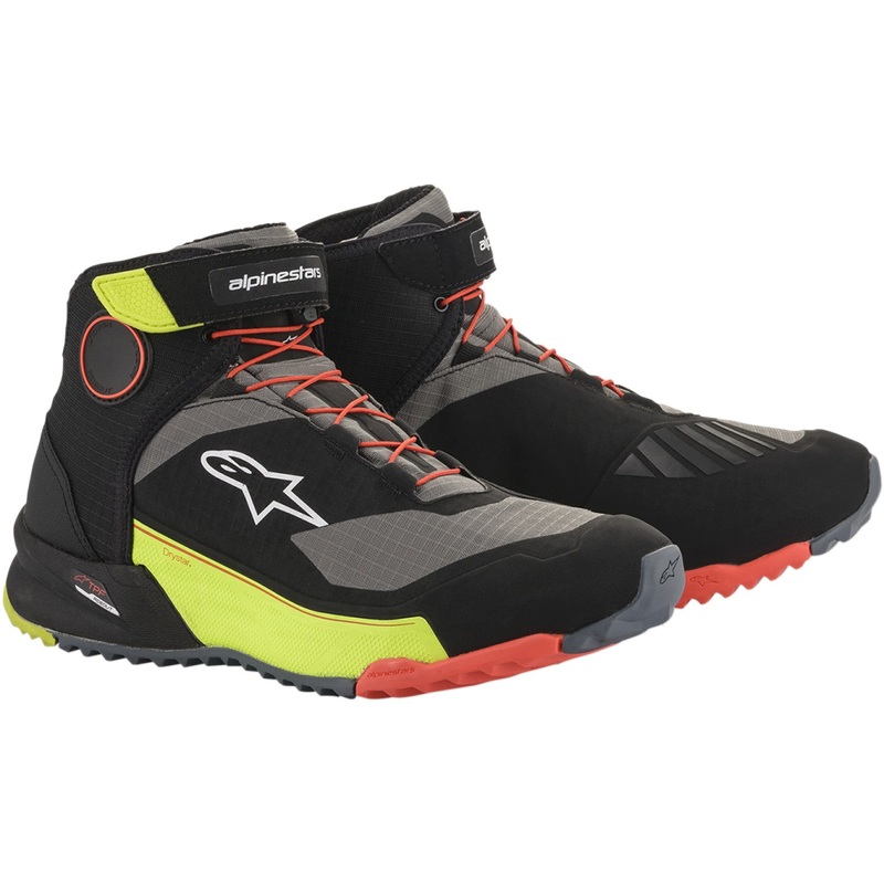 Alpinestars CR-X Drystar? Shoes - Black/Red/Yellow Fluorescent - US 10.5 2611820153810.5
