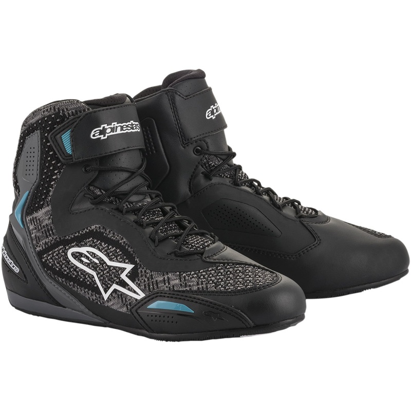 Alpinestars Stella Faster-3 Rideknit Shoes - Black/Teal - Size 5.5 251052011705.5