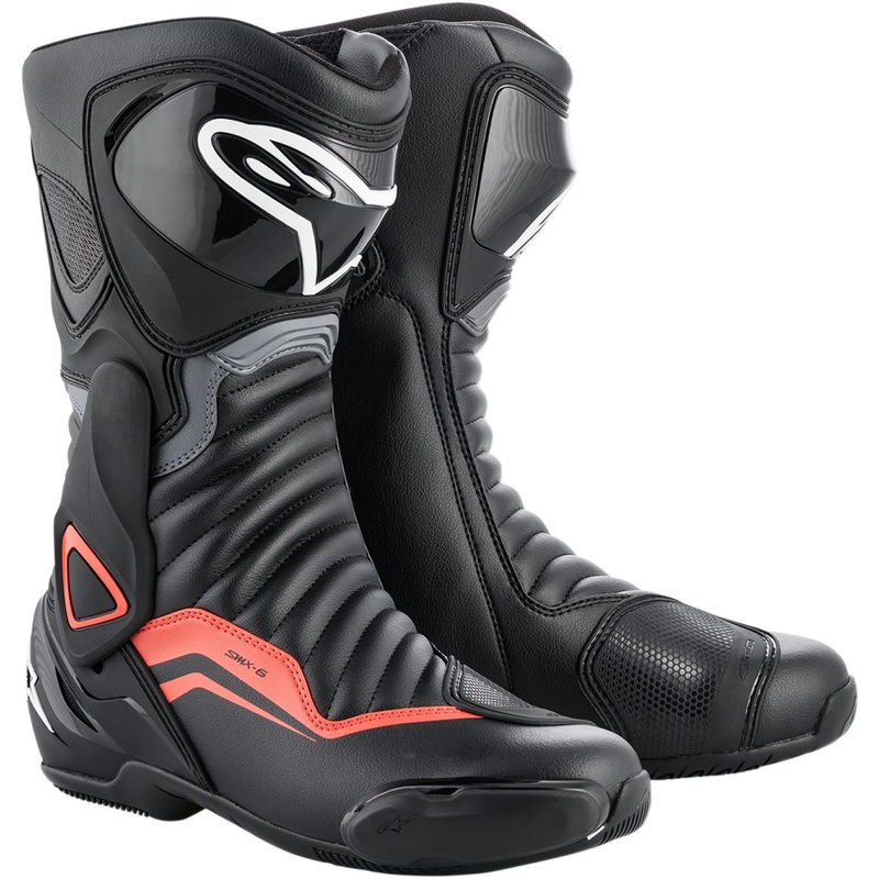 Alpinestars SMX-6 v2 Boots - Black/Gray/Red - US 9 / EU 43 2223017-1130-43