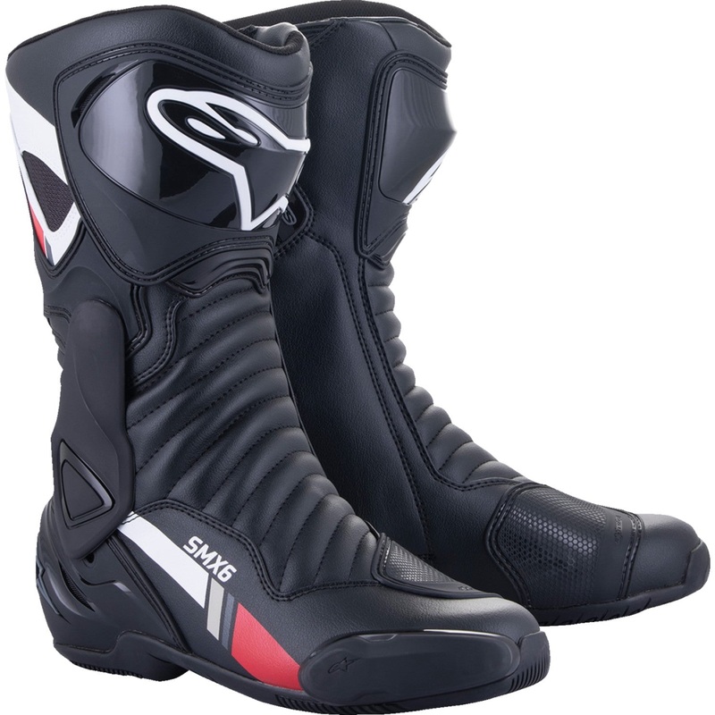 Alpinestars SMX-6 v2 Boots - Black/White/Gray - US 7.5 / EU 41 2223017-153-41