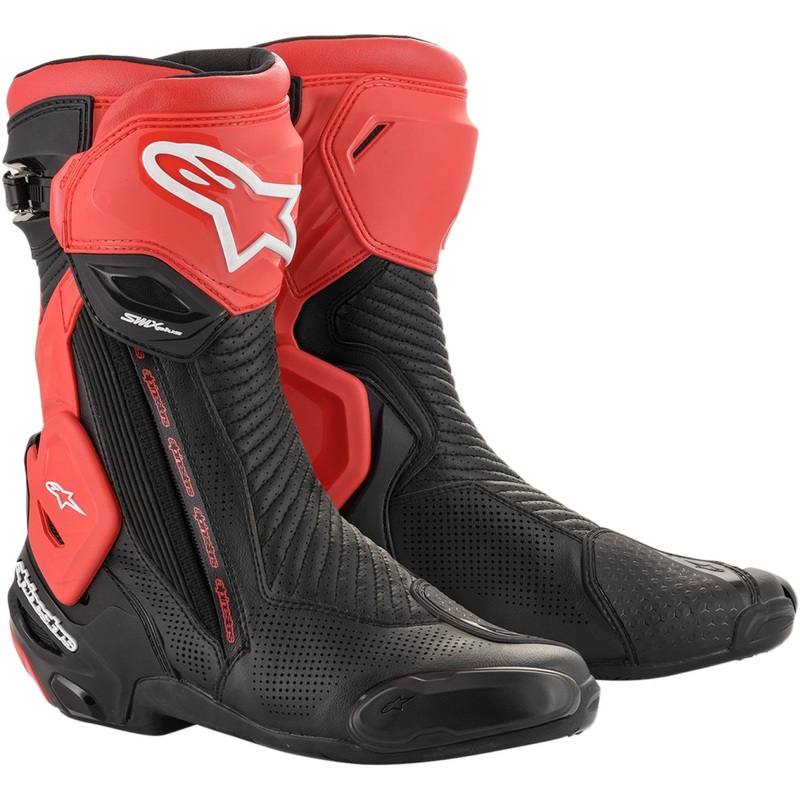Alpinestars SMX+ Vented Boots - Black/Red - US 7.5 / EU 41 2221119-13-41