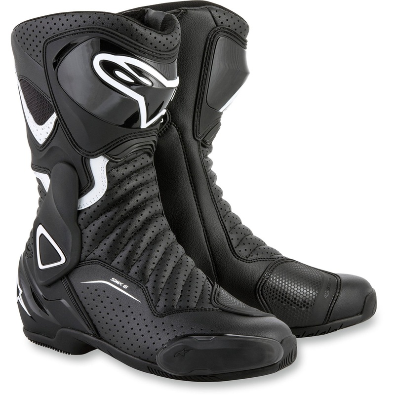 Alpinestars SMX-6 v2 Vented Boots - Black/White - US 7 / EU 38 2223117-122-38