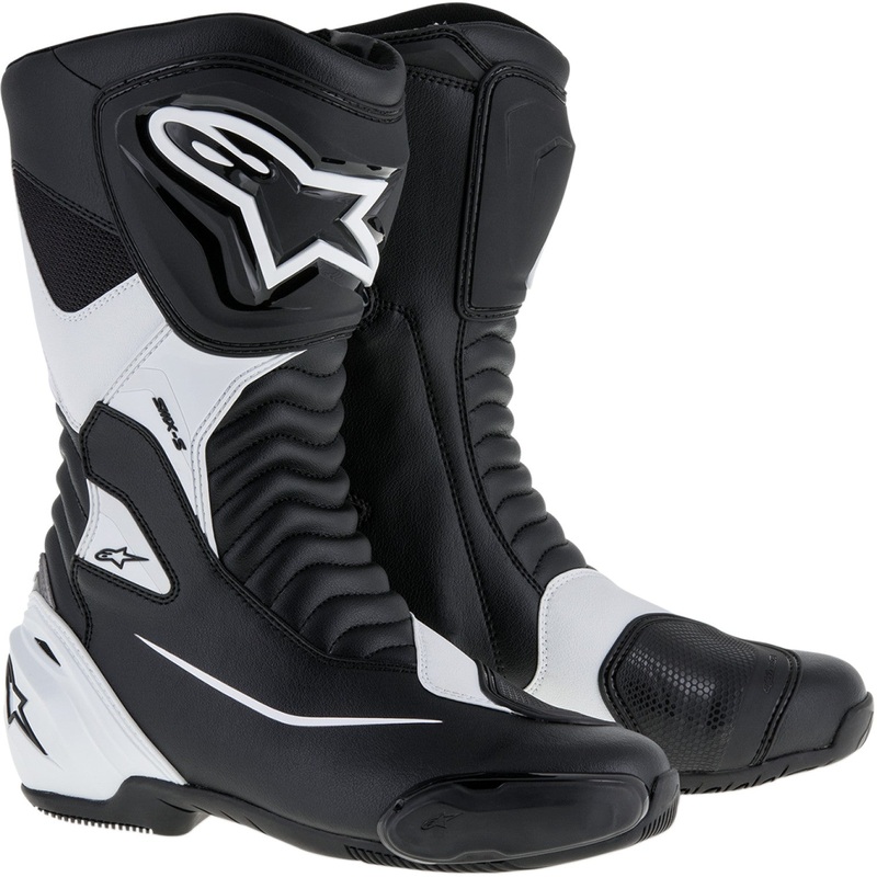 Alpinestars SMX-S Boots - Black/White - US 12.5 / EU 48 2223517-12-48
