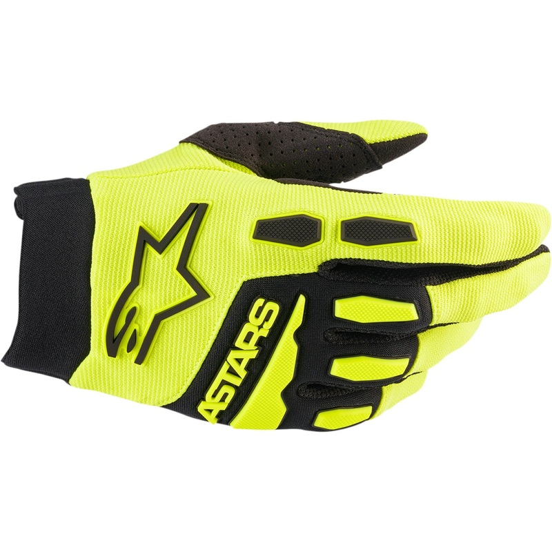 Alpinestars Full Bore Gloves - Fluo Yellow/Black - Large 3563622-551-L