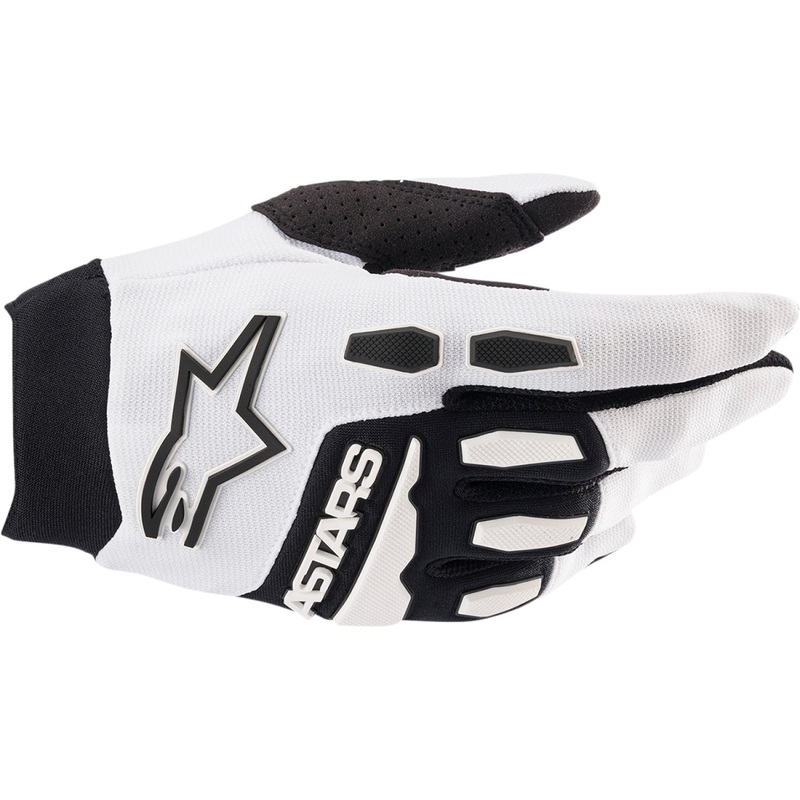 Alpinestars Full Bore Gloves - White/Black - Large 3563622-21-L