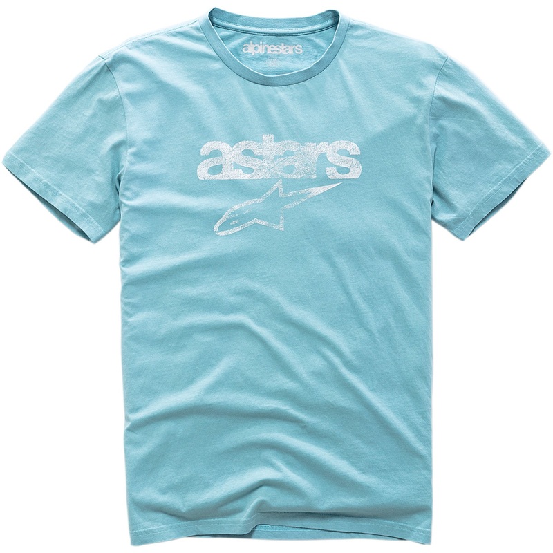Alpinestars Heritage Blaze Premium T-Shirt - Faded Blue - Large 1210730029076L