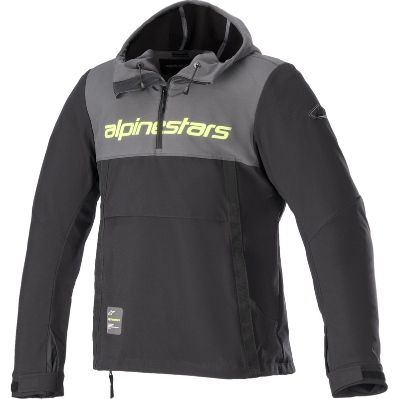 Alpinestars Sherpa Jacket - Black/Gray/Yellow - 4XL 4208123-9151-4X