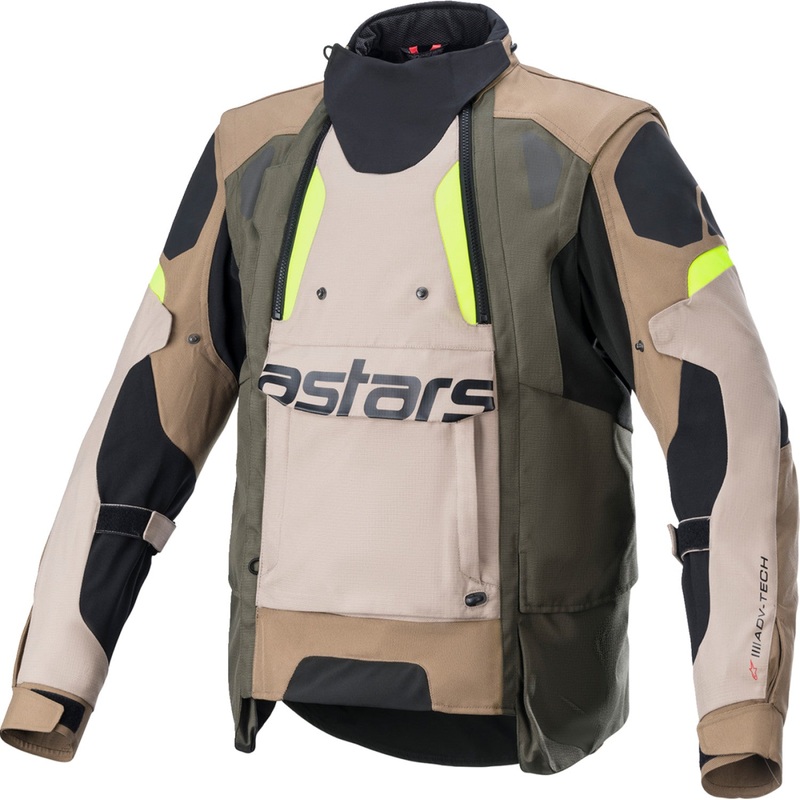 Alpinestars Halo Drystar? Jacket - Black/Sand/Yellow - 4XL 3204822-865-4X