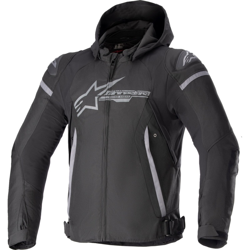 Alpinestars Zaca Waterproof Jacket - Black/Gray - XL 3206423-111-XL