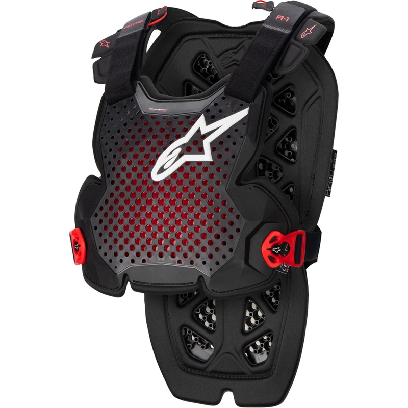 Alpinestars A-1 Pro Chest Guard - Anthracite/Black/Red - M/L 67001231431M/L
