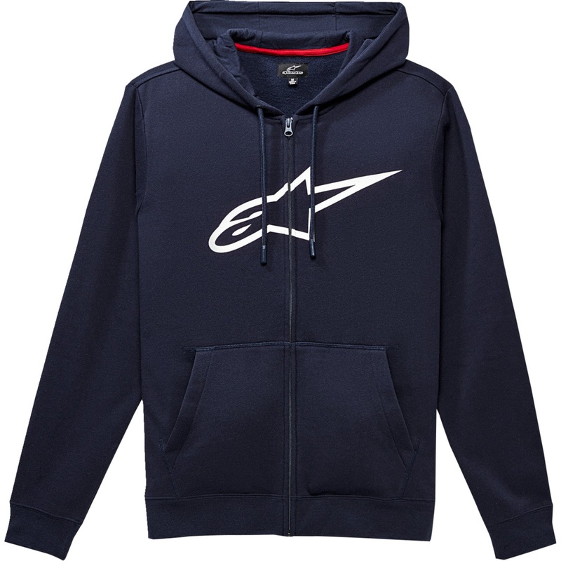Alpinestars Ageless 2 Zip Hoodie - Navy/White - Large 1038530527020L