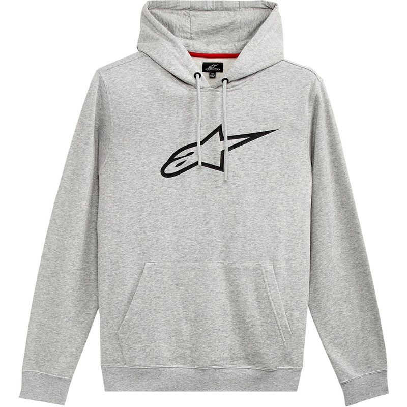 Alpinestars Ageless Pullover Hoodie - Heather Gray/Black - Large 1212-513201126L