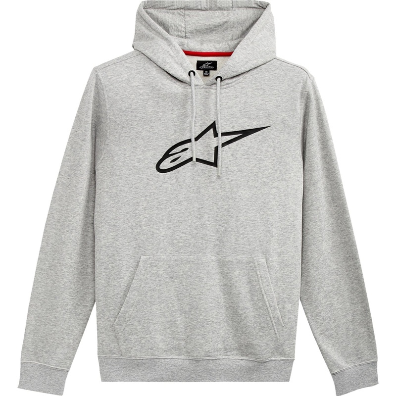 Alpinestars Ageless V2 Hoodie - Heather Gray/Black - Large 1232-510101126L