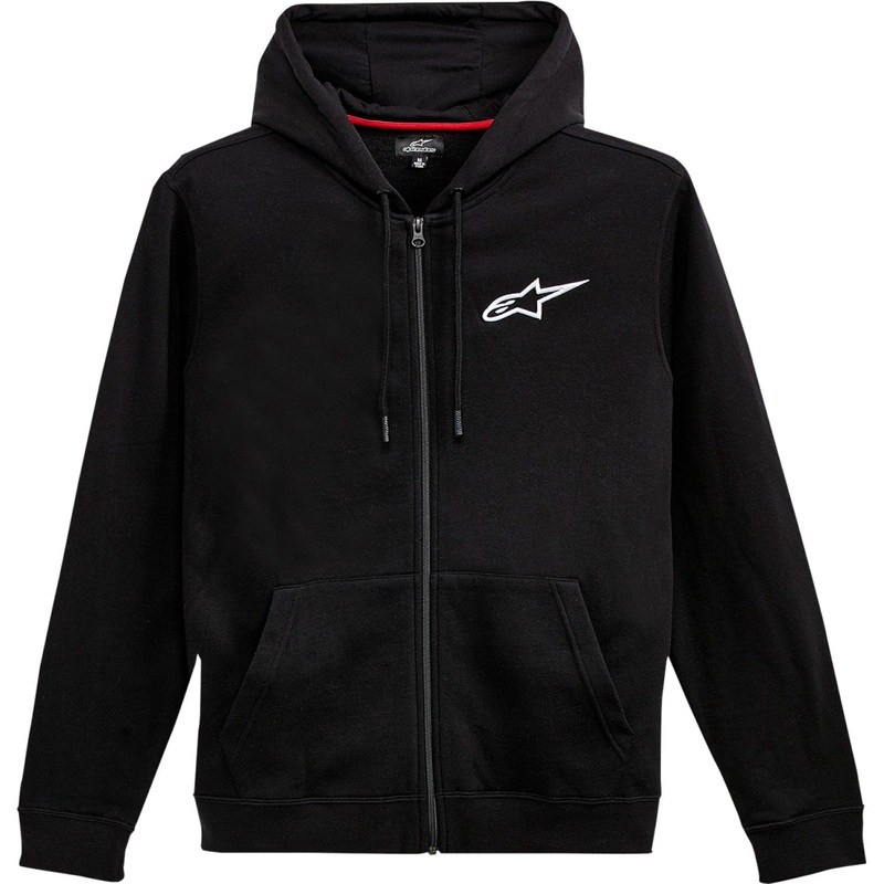 Alpinestars Ageless Zip Hoodie - Black/White - 2XL 12125360010202X
