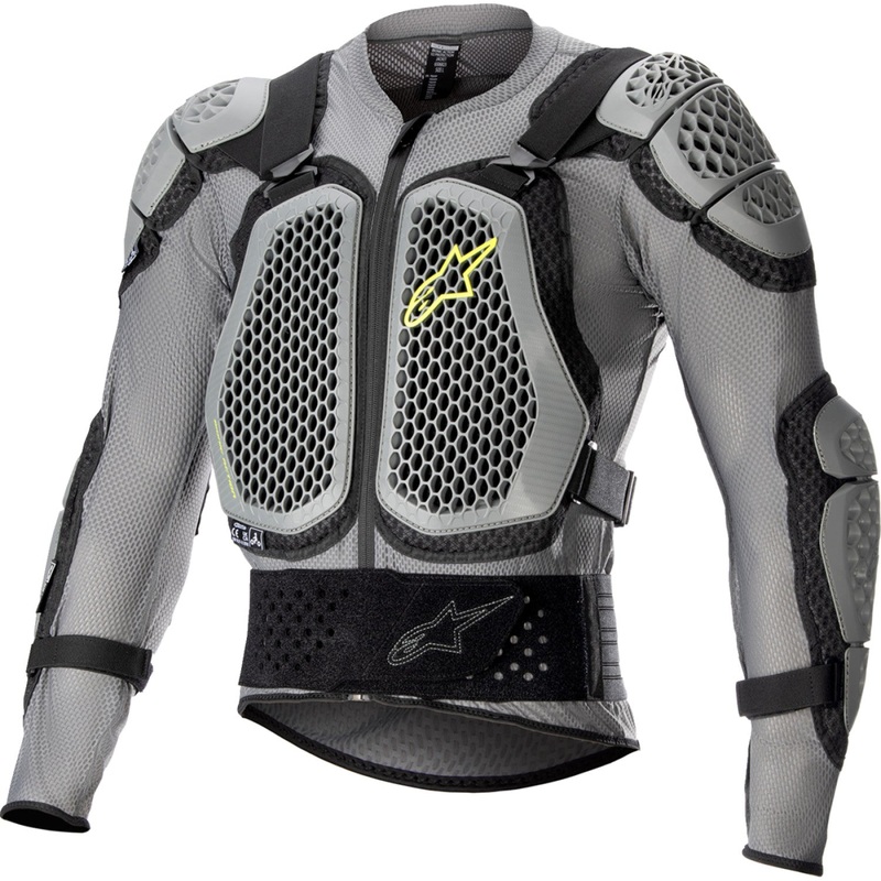 Alpinestars Bionic Action v2 Protection Jacket - Gray/Black/Yellow - Large 6506823-915-L