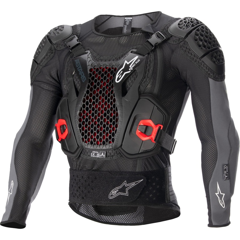 Alpinestars Bionic Plus v2 Protection Jacket - Black/Anthracite/Red - Large 6506723-1036-L