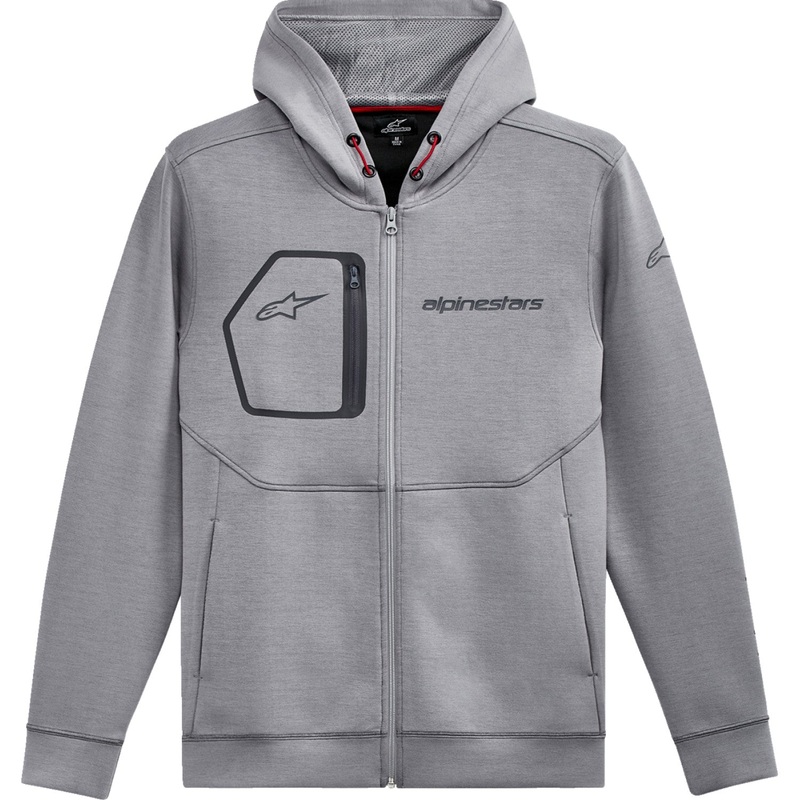 Alpinestars Convex Tech Hoodie - Heather Gray - Large 1212530201026L