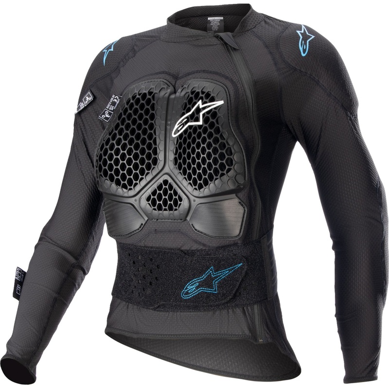 Alpinestars Stella Bionic Action v2 Protection Jacket - Black/Cyan - Large 6516823-1079-L