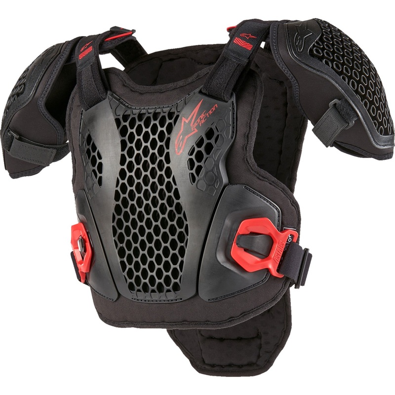 Alpinestars Youth Bionic Action Guard - Black/Red - L/XL 6740424-13-L/XL