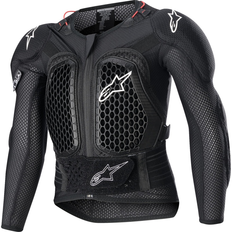 Alpinestars Youth Bionic Action V2 Protection Jacket - Black - L/XL 6546823-10-LXL