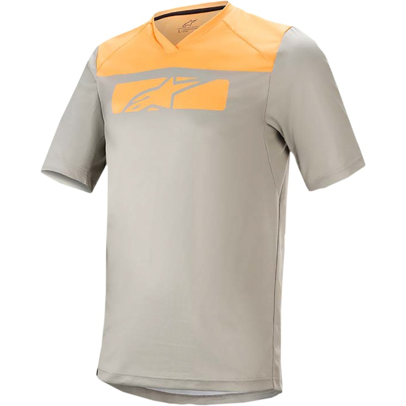 Alpinestars Drop 4.0 Jersey - Short-Sleeve - Gray/Orange - Small 1766220-6004-SM