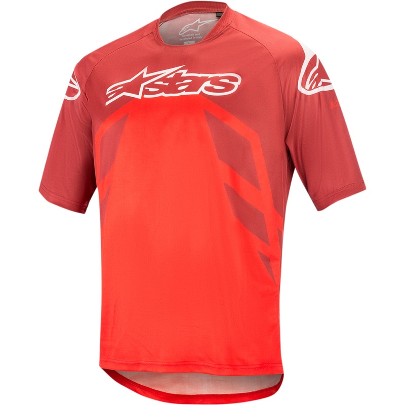 Alpinestars Racer V2 Jersey - Burgundy/Red/White - Small 1762919-3173-SM