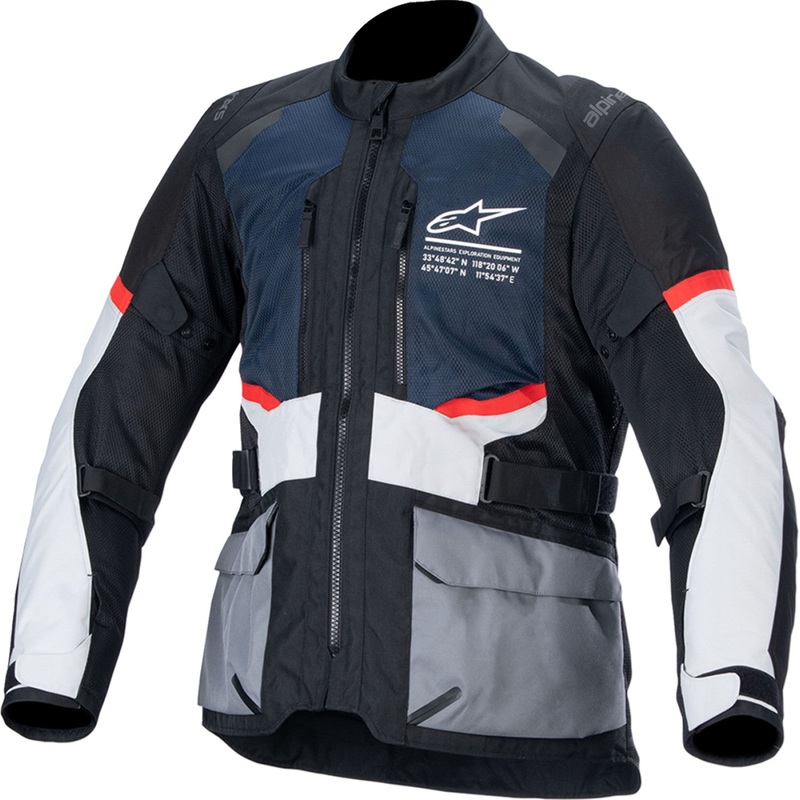 Alpinestars Andes Air Drystar? Jacket - Deep Blue/Black/Ice Gray - 4XL 3207924-7029-4X