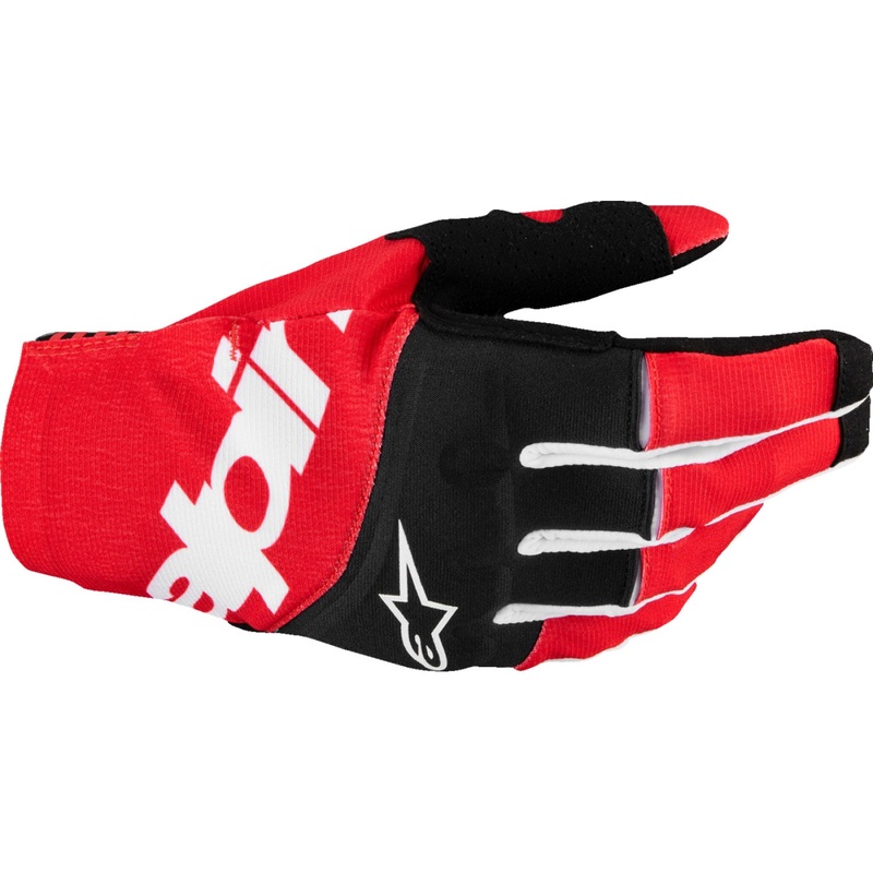 Alpinestars Techstar MX Gloves - Black/Bright Red - XL 3560125-1303-XL