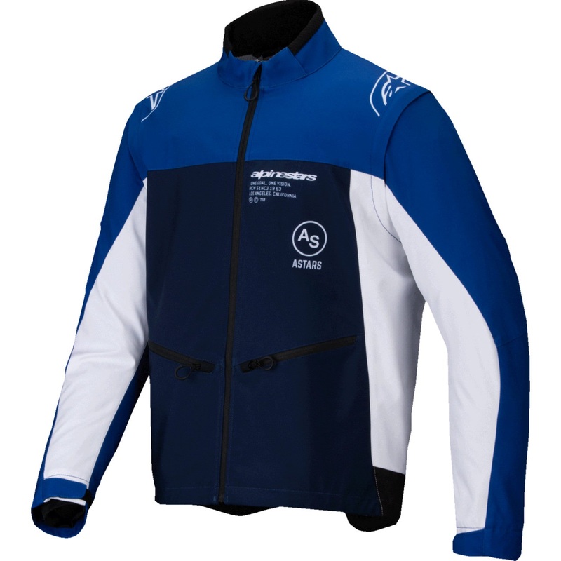 Alpinestars Lite-Dura Softshell Jacket - Navy/Blue/White - 3XL 3700225-7174-3X