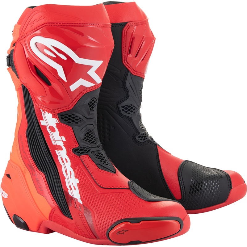 Alpinestars Supertech R Boots - Red - US 12.5 / EU 48 2220021-3029-48