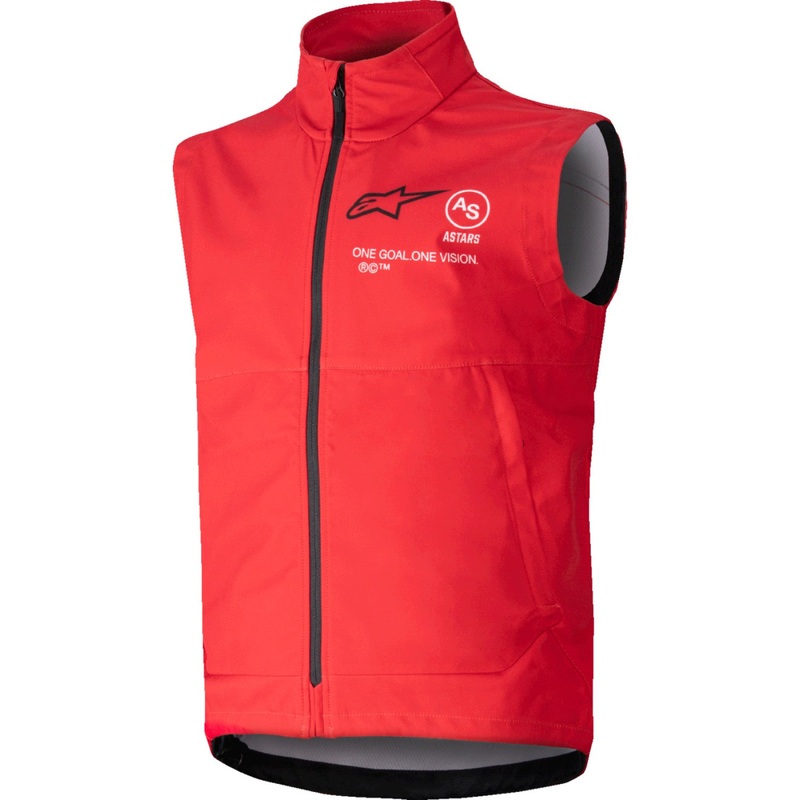 Alpinestars Techstar Softshell Vest - Red - Small 3700325-3010-S