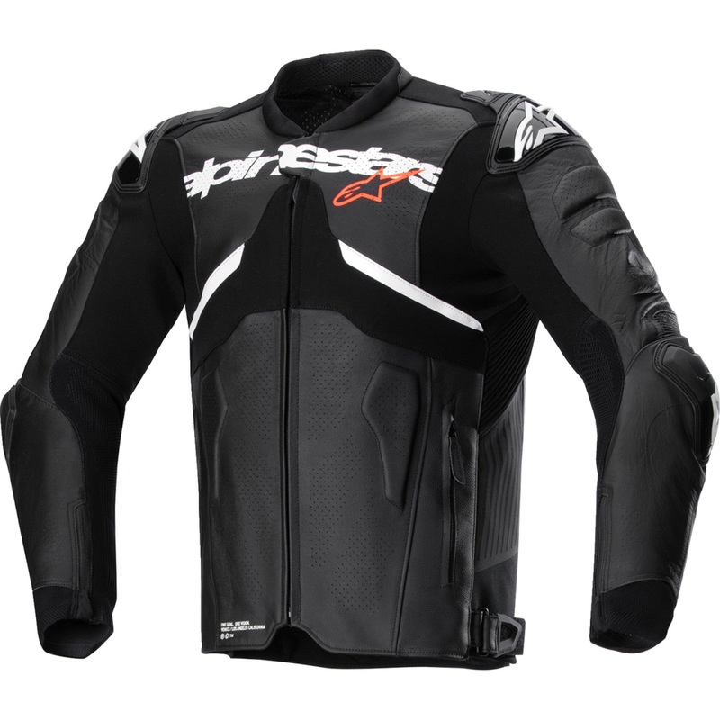 Alpinestars Atem v5 Leather Jacket - Black/White - US 38 / EU 48 3106524-12-48
