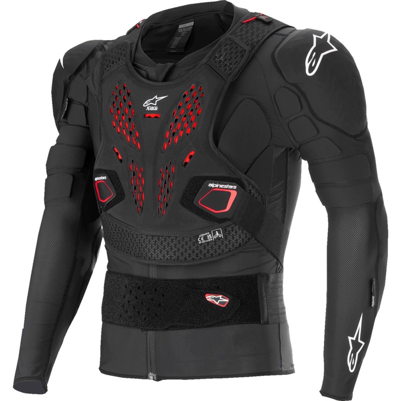 Alpinestars Bionic Pro v3 Plasma Protection Jacket - Black/Red/White - Large 6500125-132-L