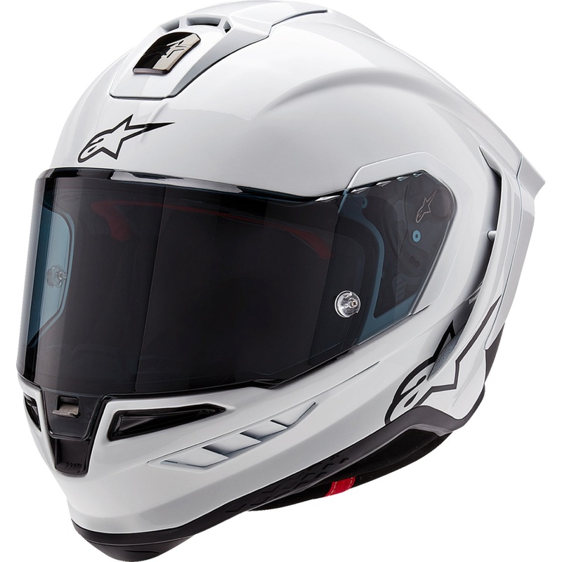 Alpinestars Supertech R10 Helmet - Solid - Gloss White - Large 8200124-2170-L