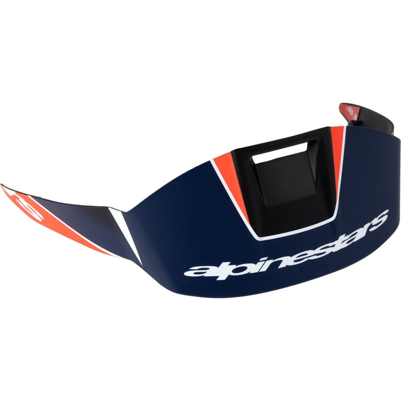Alpinestars Supertech R10 Spoiler - Standard - Team - Matte Black/Carbon Red Fluo/Blue 8953324-1383