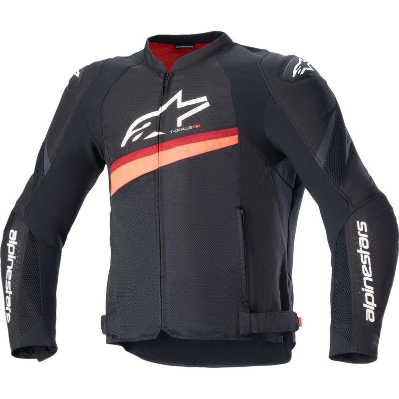 Alpinestars T-GP Plus R v4 Airflow Jacket - Black/ Red Fluo - 4XL 3300624-1030-4X