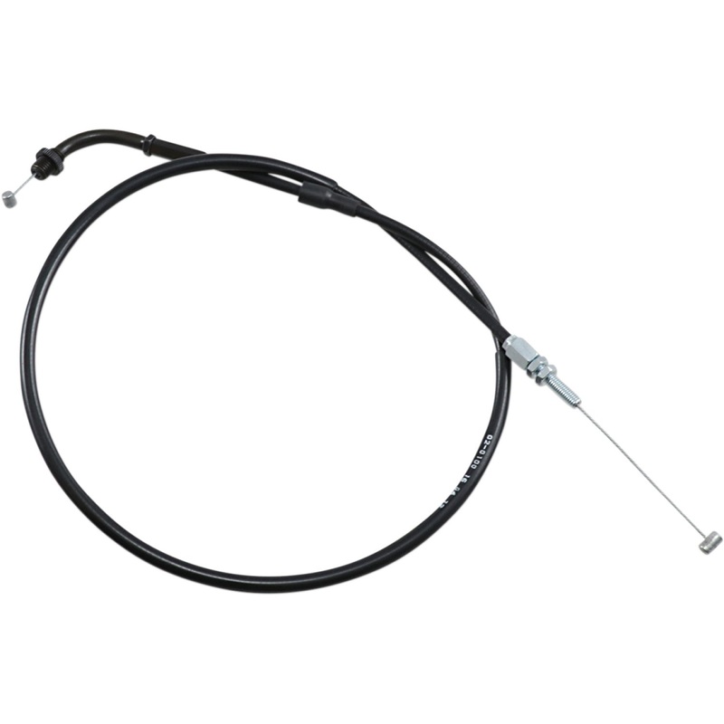 Motion Pro Black Vinyl Throttle Cable - Pull - Honda 02-0100
