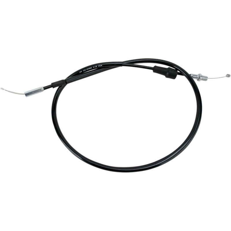 Motion Pro Black Vinyl Throttle Cable - Pull - +2" - Yamaha 05-0383